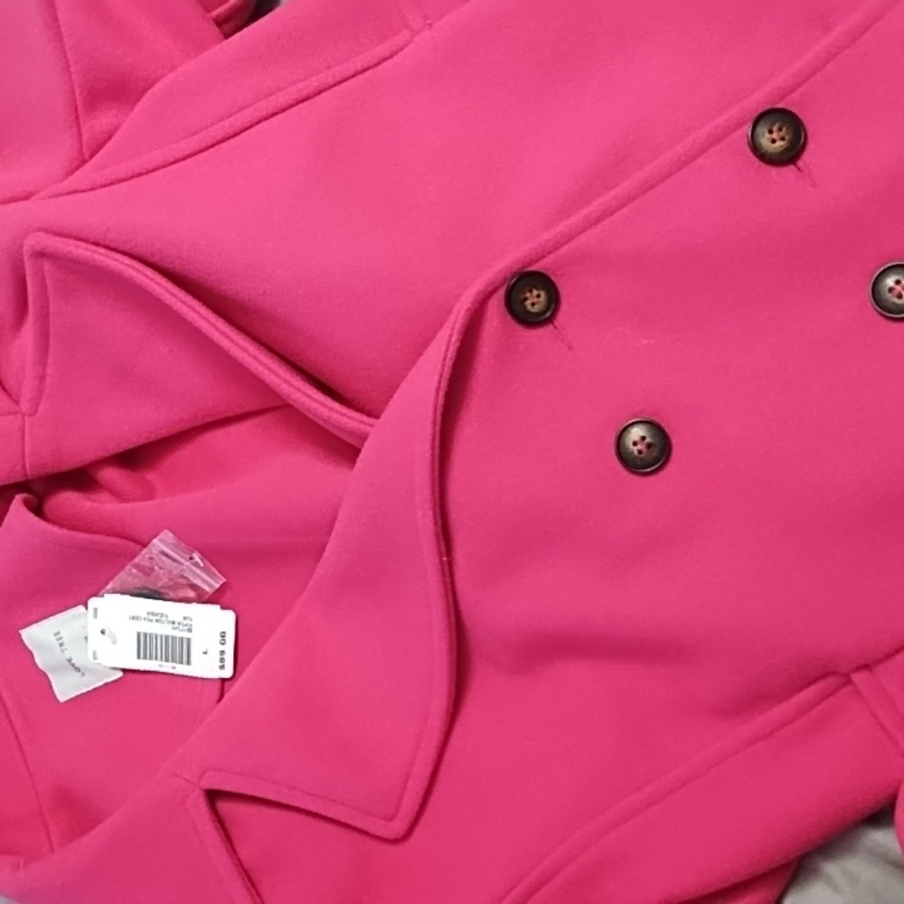 Pink Double Breasted Jacket - Picture 7 of 8